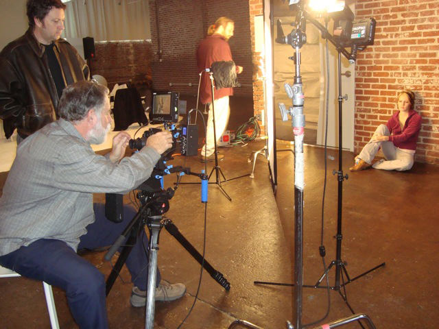 Lee White demos a commercial video shoot